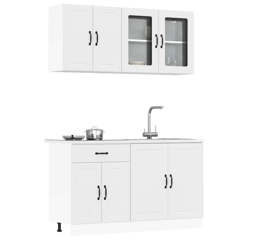vidaXL Schrankmodule 4-tlg. Küchenschrank-Set Kalmar Weiß Holzwerkstoff vidaXL Schrankmodule 4-tlg. Küchenschrank-Set Kalmar Weiß Holzwerkstoff von vidaXL