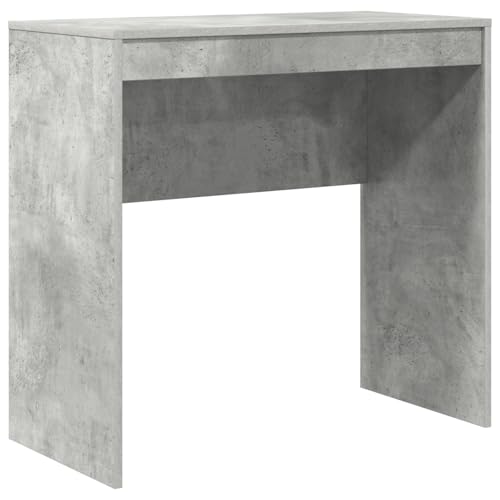 vidaXL Schreibtisch Beton Grau Spanplatte, Beton Grau-Finish Mittel von vidaXL
