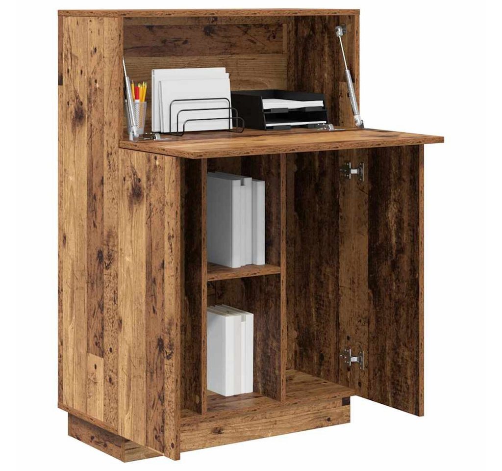 vidaXL Schreibtisch Brauner Schreibtisch Altholz Ingenieurholz Mittel vidaXL Schreibtisch Brauner Schreibtisch Altholz Ingenieurholz Mittel von vidaXL