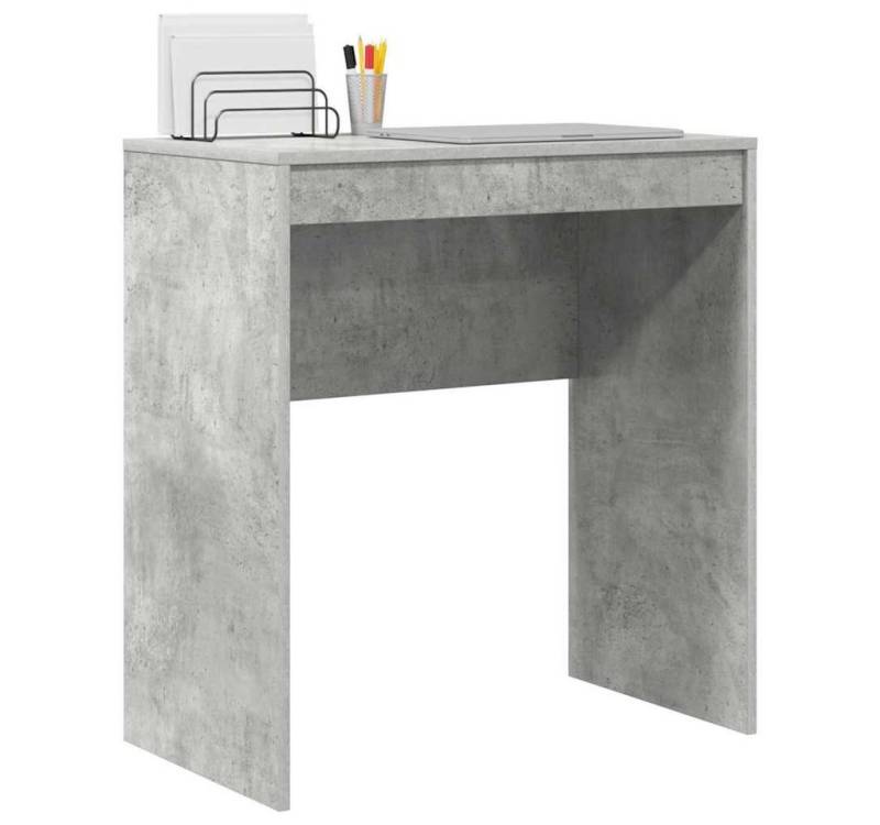vidaXL Schreibtisch Computertisch Beton Grau Spanplatte mit Beton-Look 70 x 40 x 76 cm von vidaXL