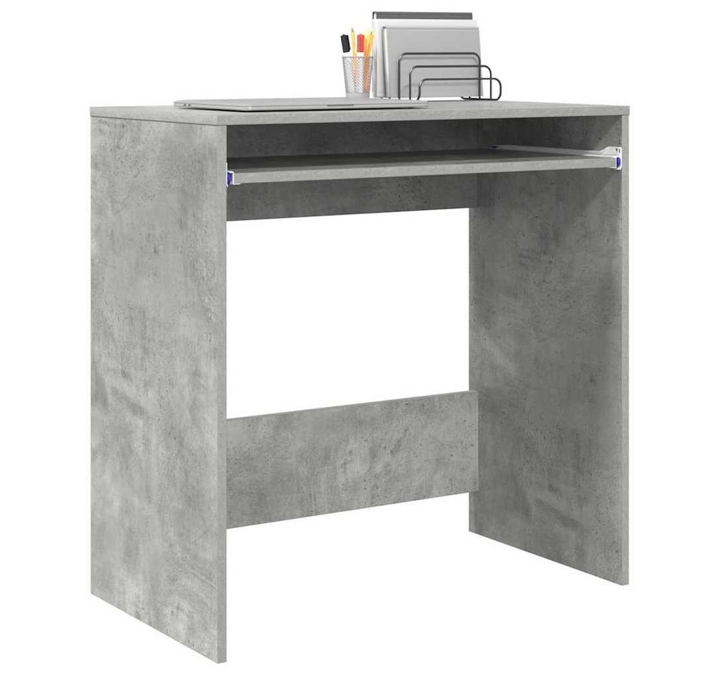 vidaXL Schreibtisch Computertisch Beton grau Spanplatte Betontisch Rechteckig von vidaXL