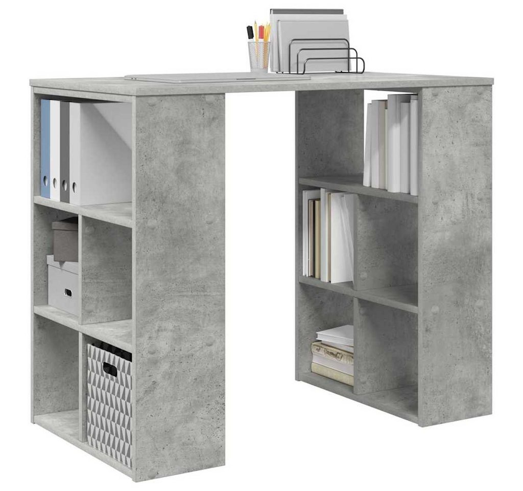 vidaXL Schreibtisch Eckschreibtisch Beton grau Spanplatte Mittel Stauraum vidaXL Schreibtisch Eckschreibtisch Beton grau Spanplatte Mittel Stauraum von vidaXL