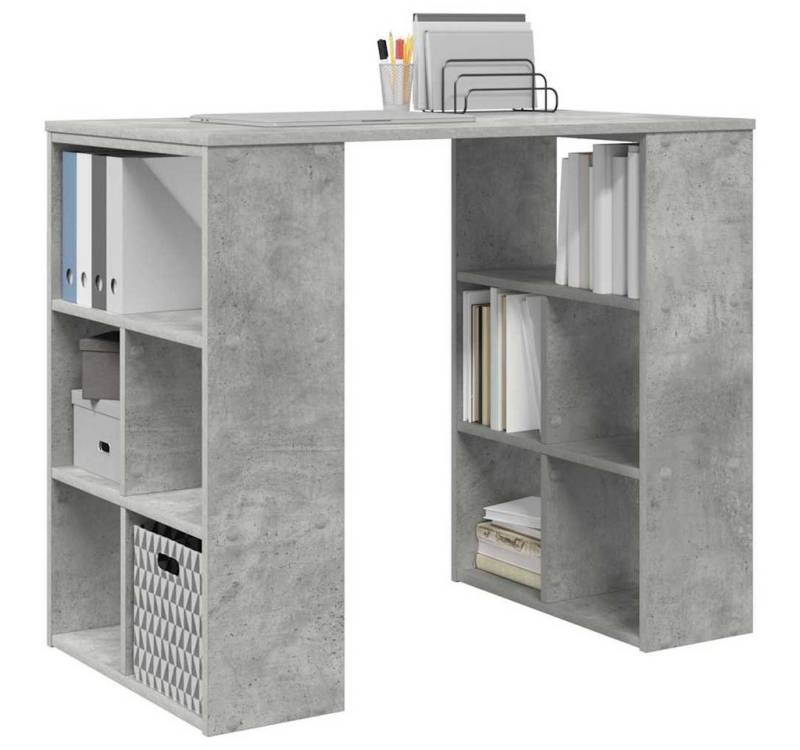 vidaXL Schreibtisch Eckschreibtisch Beton grau Spanplatte Mittel Stauraum vidaXL Schreibtisch Eckschreibtisch Beton grau Spanplatte Mittel Stauraum von vidaXL