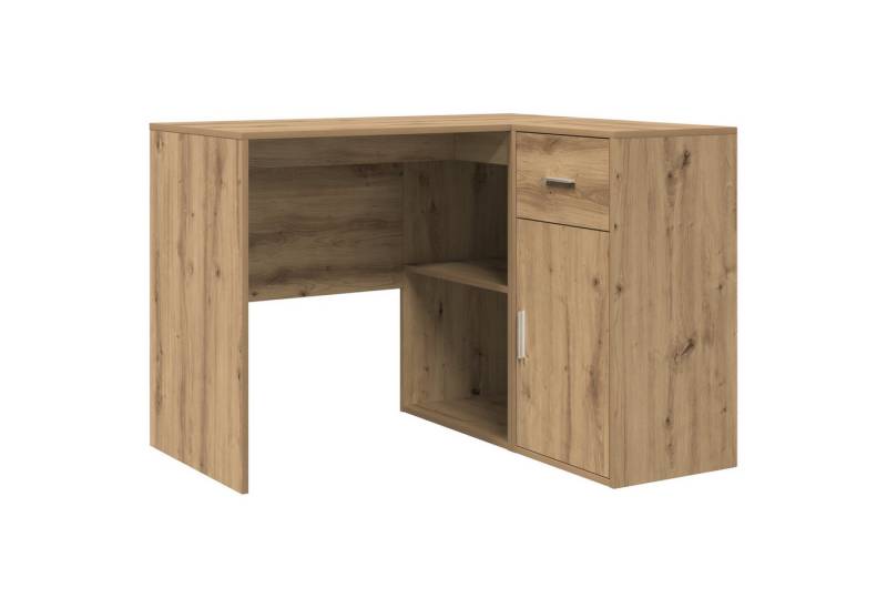 vidaXL Schreibtisch Eckschreibtisch Eiche 102x88x75 cm Holzwerkstoff von vidaXL