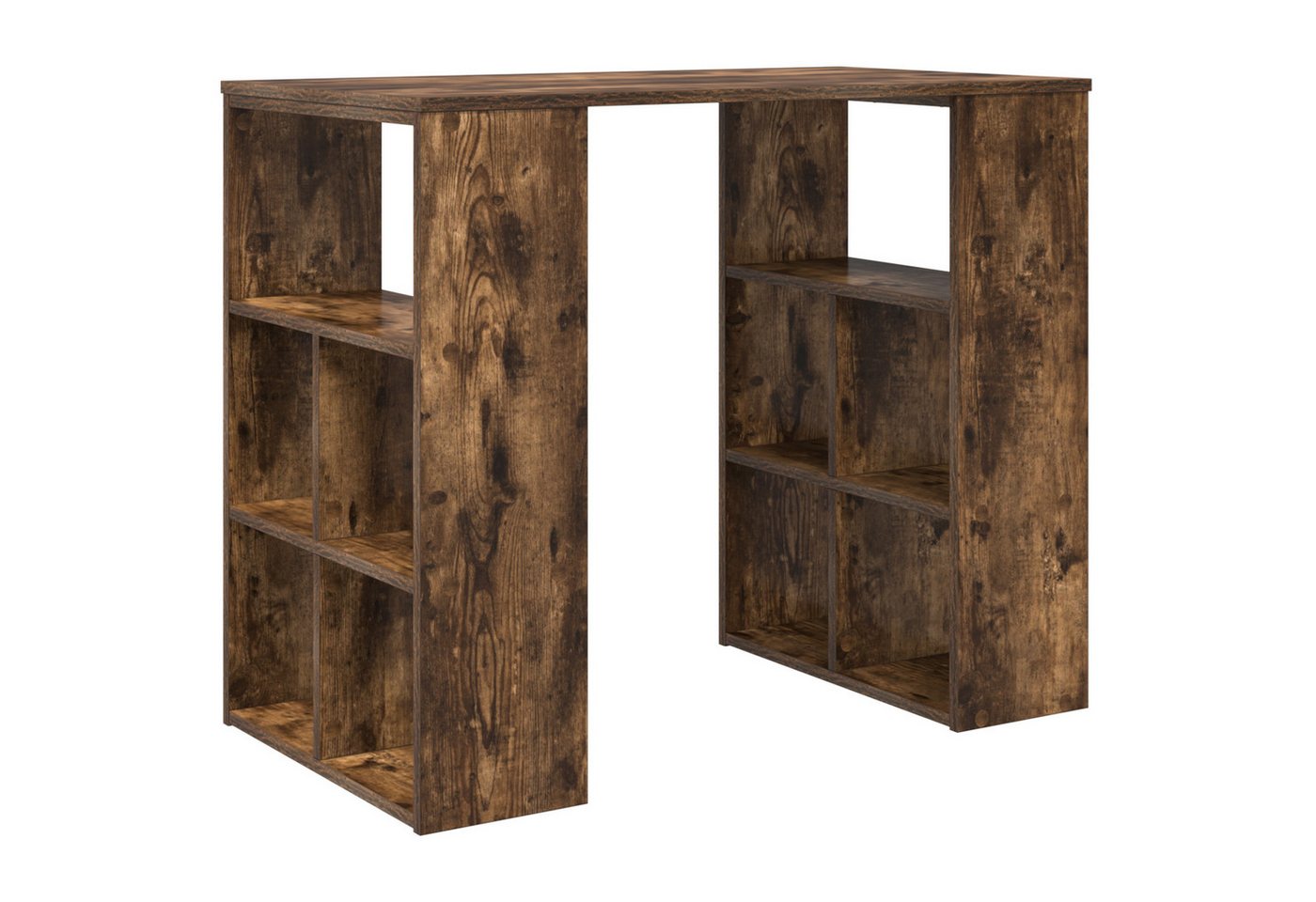 vidaXL Schreibtisch Eckschreibtisch Geräucherte Eiche Holzwerkstoff Mittel (1-St) von vidaXL