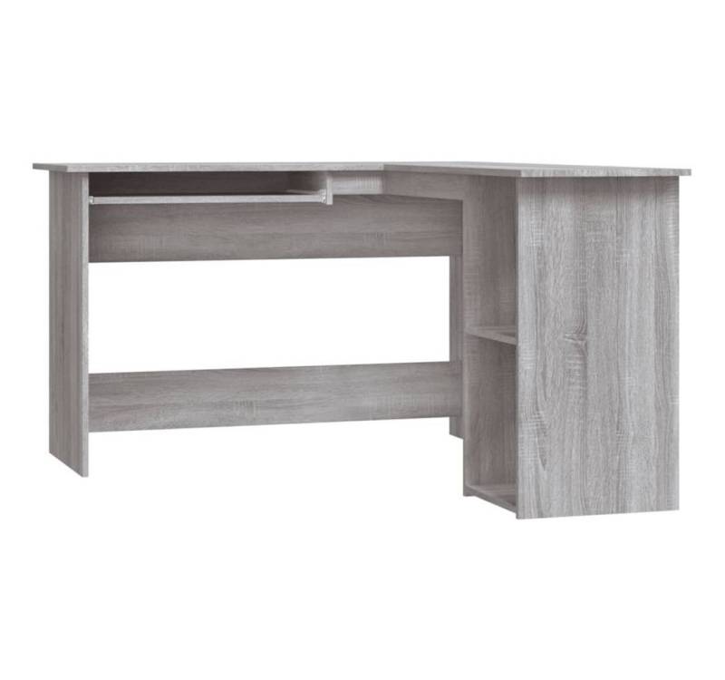 vidaXL Schreibtisch Eckschreibtisch Grau Sonoma 120x140x75 cm Spanplatte von vidaXL