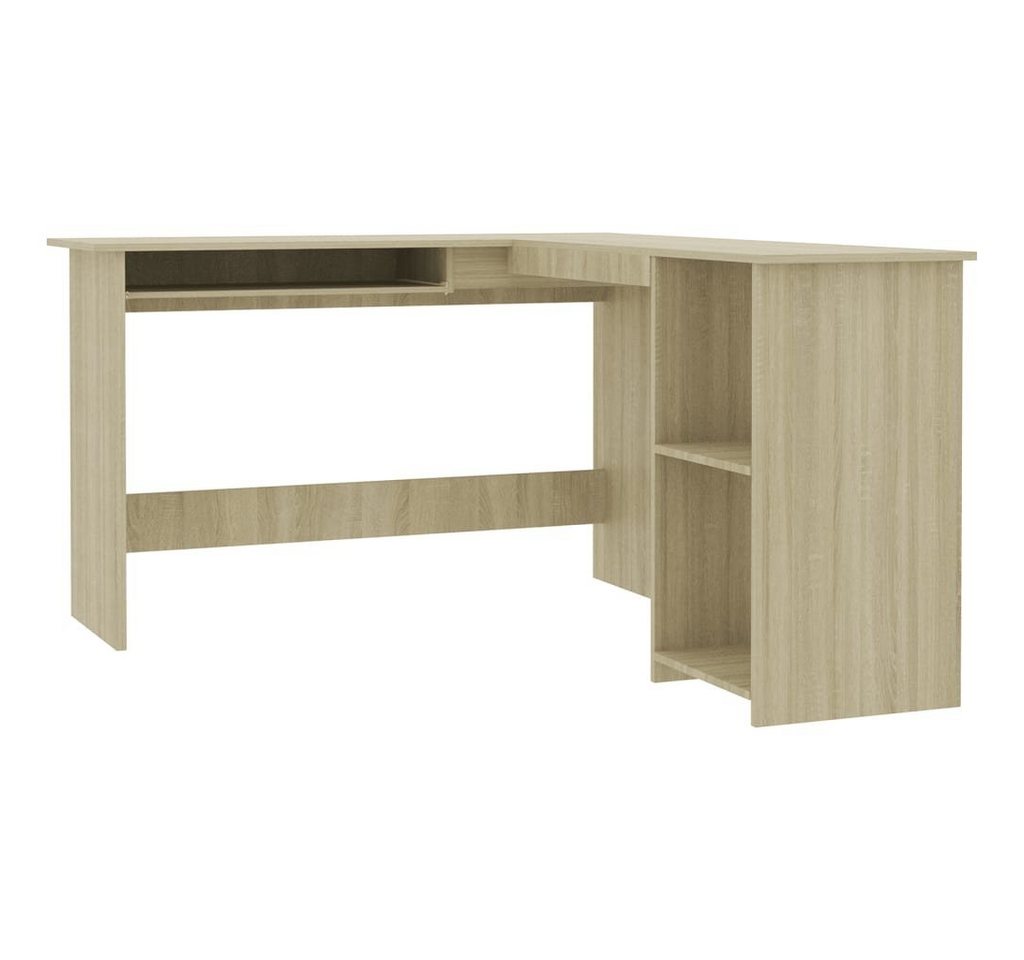 vidaXL Schreibtisch Eckschreibtisch L-Form Sonoma-Eiche 120x140x75 cm Holzwerkstoff von vidaXL