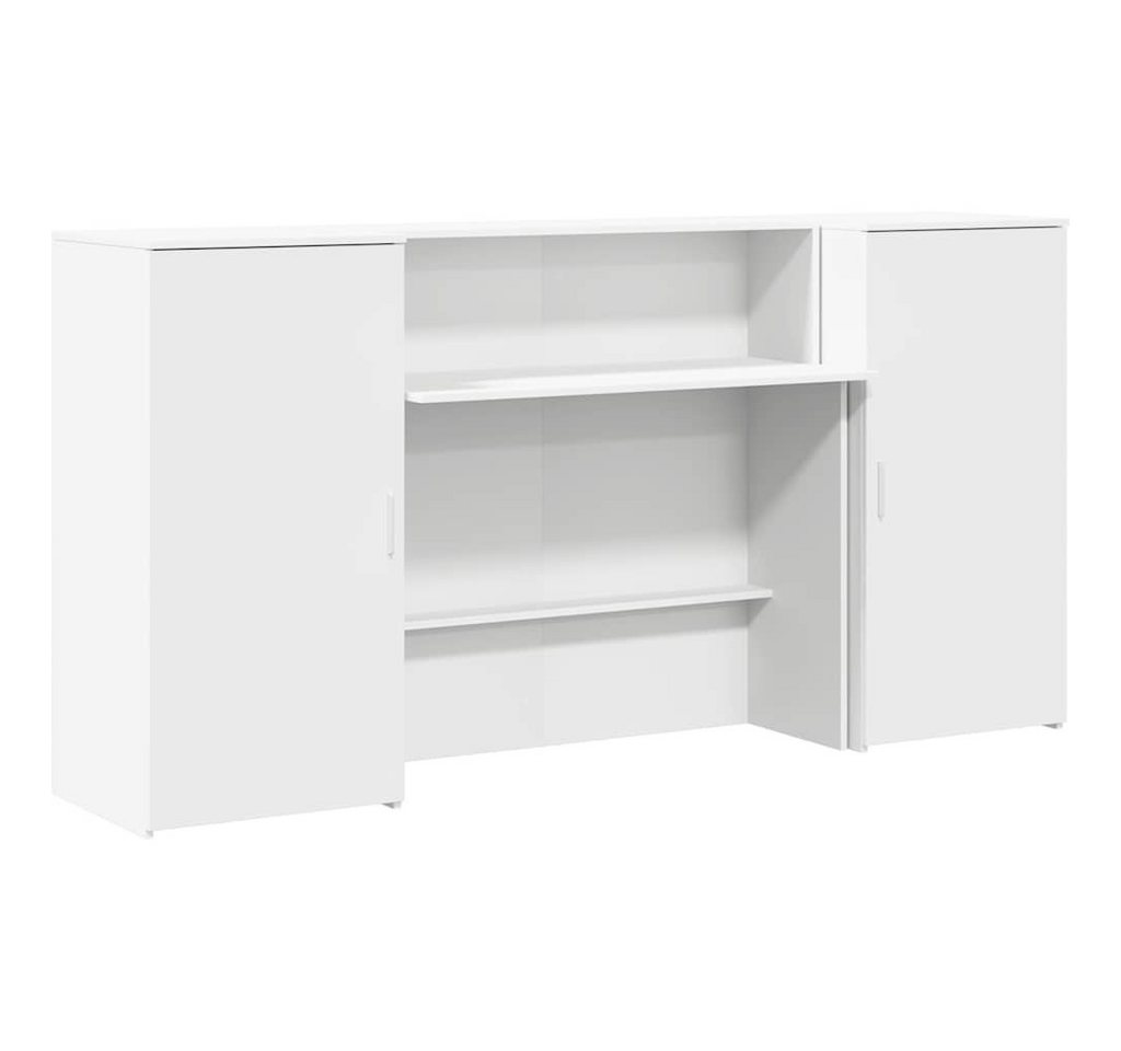 vidaXL Schreibtisch Empfangstheke Weiß 200x50x103,5 cm Holzwerkstoff vidaXL Schreibtisch Empfangstheke Weiß 200x50x103,5 cm Holzwerkstoff von vidaXL