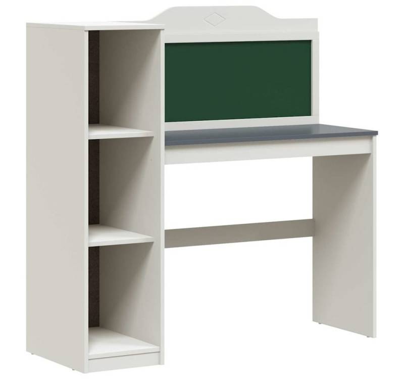 vidaXL Schreibtisch Kreidetafel Schreibtisch Weiß und grau 120 x 45 x 118.5 cm (1-St) von vidaXL