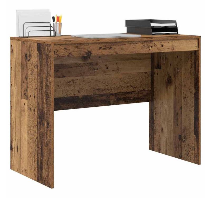 vidaXL Schreibtisch Rustikaler Schreibtisch Altholz Massivholz 100 x 50 x 76 cm von vidaXL