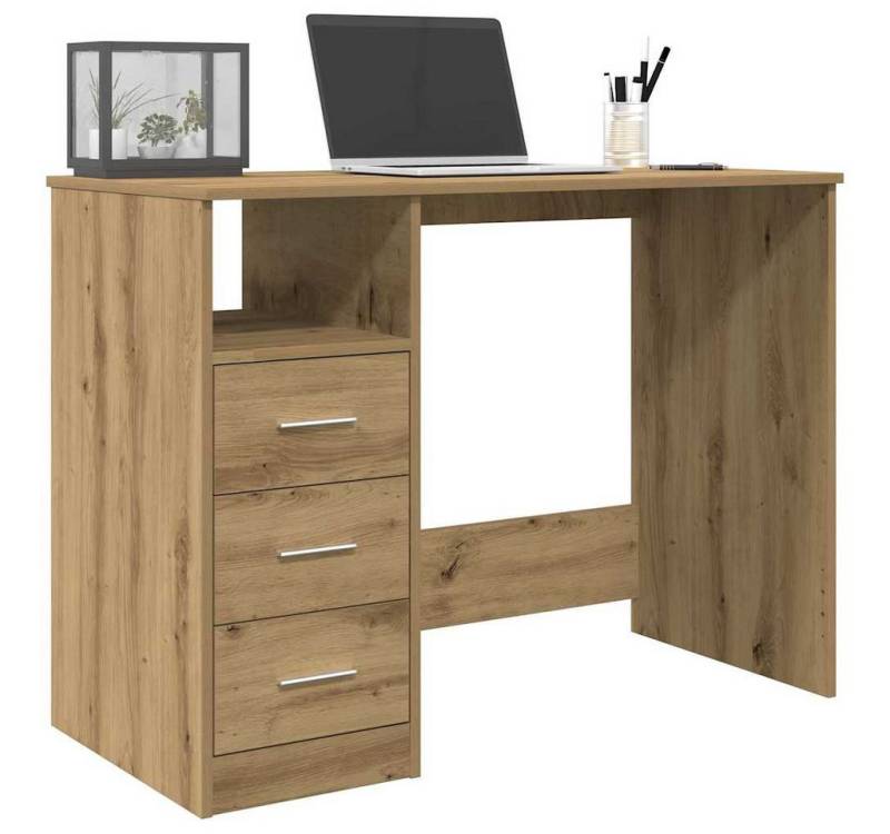 vidaXL Schreibtisch Schreibtisch Bürotisch Arbeitstisch Computertisch Artisan-Eiche 102x7 von vidaXL