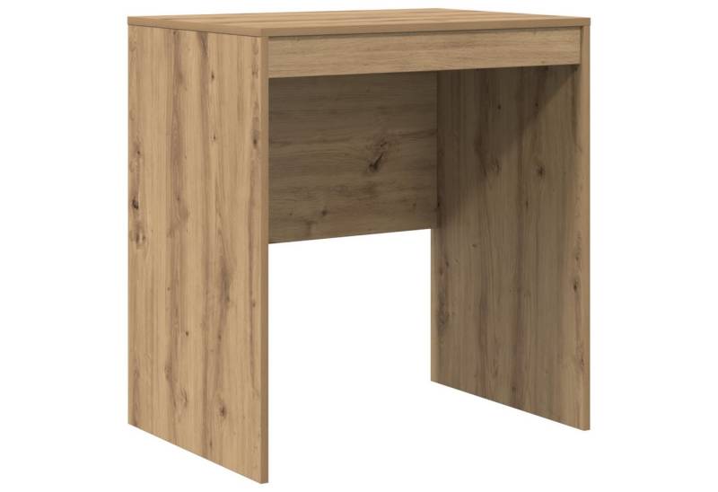 vidaXL Schreibtisch Schreibtisch Gehobelte Eiche Holzwerkstoff 70 x 50 x 76 cm (1-St) von vidaXL