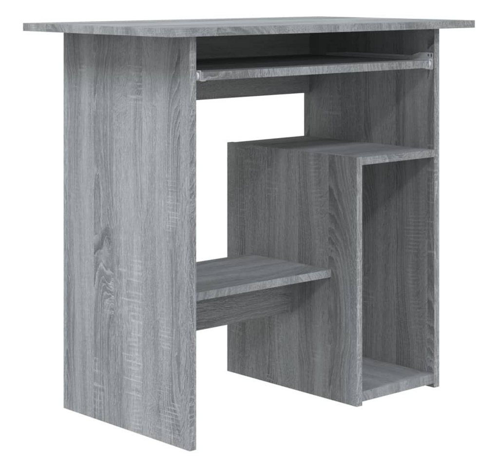 vidaXL Schreibtisch Schreibtisch Grau Sonoma 80x45x74 cm Spanplatte von vidaXL