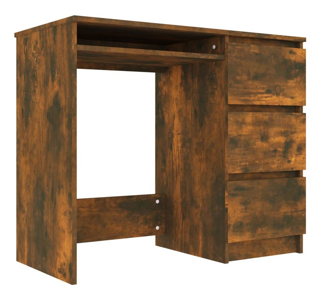 vidaXL Schreibtisch Schreibtisch Räuchereiche 90x45x76 cm Spanplatte Home Office Arbeitspl von vidaXL