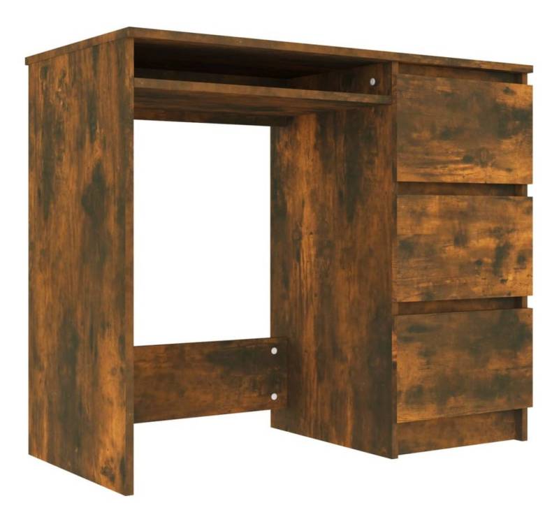 vidaXL Schreibtisch Schreibtisch Räuchereiche 90x45x76 cm Spanplatte Home Office Arbeitspl von vidaXL