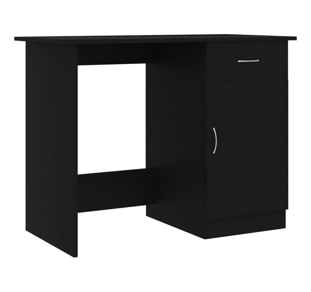 vidaXL Schreibtisch Schreibtisch Schwarz 100x50x76 cm Holzwerkstoff von vidaXL