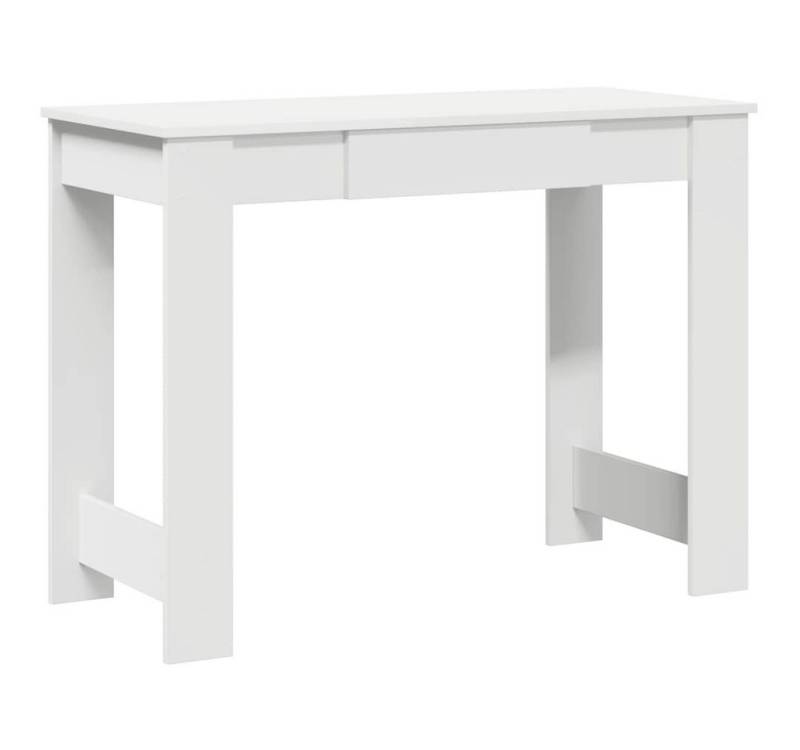 vidaXL Schreibtisch Schreibtisch Weiß 100x45x75 cm Holzwerkstoff von vidaXL
