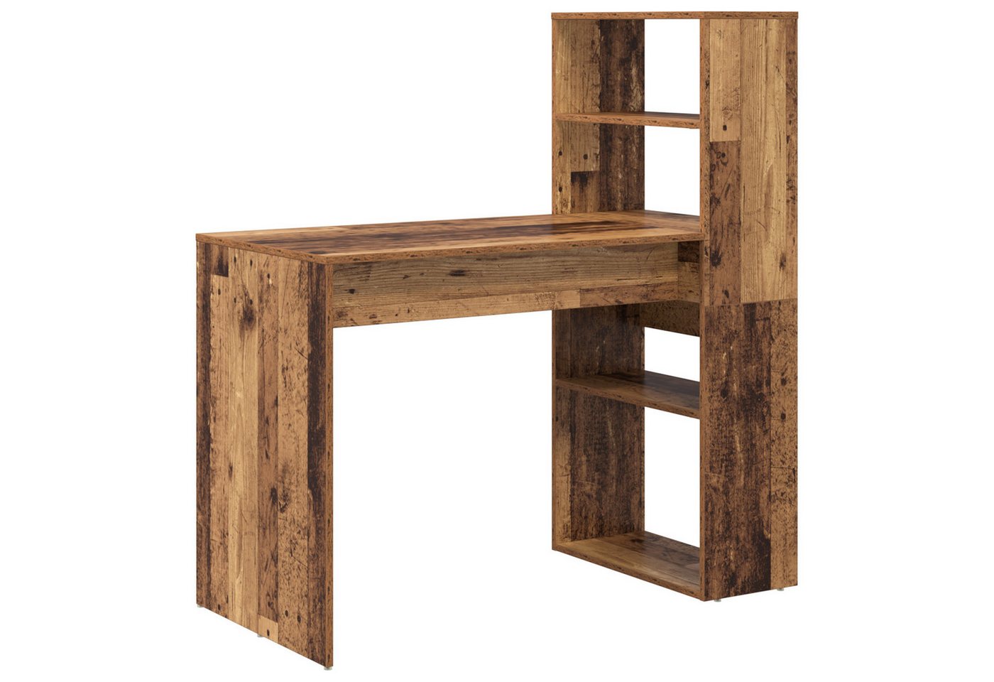 vidaXL Schreibtisch Schreibtisch mit Stauraum Alter Holz 113x54x120 cm Spanplatte vidaXL Schreibtisch Schreibtisch mit Stauraum Alter Holz 113x54x120 cm Spanplatte von vidaXL