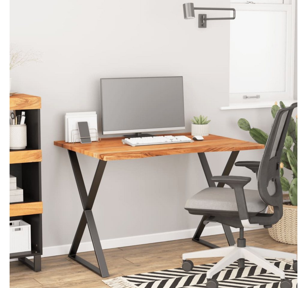 vidaXL Schreibtisch Schreibtischplatte 110x80x2,5 cm Rechteckig Massivholz Akazie von vidaXL