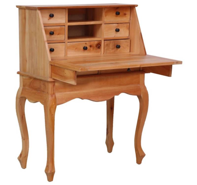 vidaXL Schreibtisch Sekretär Schreibtisch 7842103 cm Massivholz Mahagoni von vidaXL