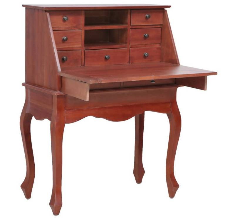 vidaXL Schreibtisch Sekretär Schreibtisch Braun 7842103 cm Massivholz Mahagoni von vidaXL