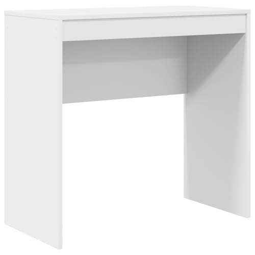 vidaXL Moderner Schreibtisch mit Stauraumschublade | Weiß MDF Kompakte Größe 80 X 40 X 76 cm Ideal für Zuhause & Büro Nutzung Studieren Minimalistischer Computerarbeitsplatz vidaXL Moderner Schreibtisch mit Stauraumschublade | Weiß MDF Kompakte Größe 80 X 40 X 76 cm Ideal für Zuhause & Büro Nutzung Studieren Minimalistischer Computerarbeitsplatz von vidaXL