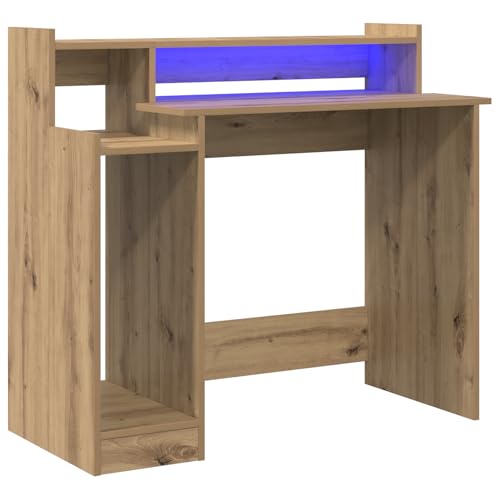 vidaXL Schreibtisch für Zuhause oder Büro mit USB-C Tischlampe - Rechteckig und mit strukturierter Oberfläche vidaXL Schreibtisch für Zuhause oder Büro mit USB-C Tischlampe - Rechteckig und mit strukturierter Oberfläche von vidaXL