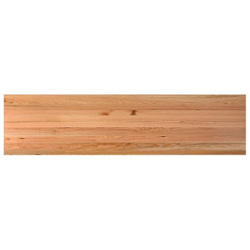 vidaXL Schreibtischplatte Hellbraun 320x80x4 cm Massivholz Eiche, Arbeitsplatte, Küchen Arbeitsplatte, Ersatztischplatte, Tischplatte von vidaXL