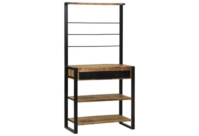 vidaXL Schubkasteneinsatz Küchenregal 80x40x160 cm aus massivem nholz (1 St) von vidaXL