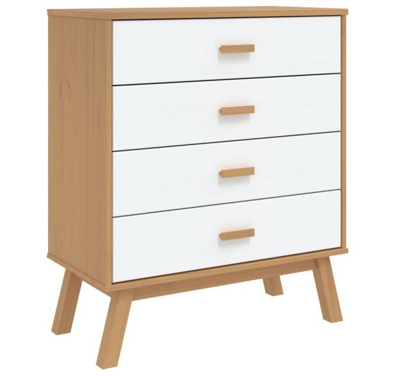 vidaXL Schubkastenkommode, Schubladenschrank OLDEN Weiß und Braun Massivholz Kiefer vidaXL Schubkastenkommode, Schubladenschrank OLDEN Weiß und Braun Massivholz Kiefer von vidaXL