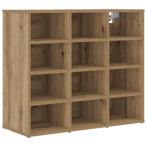 vidaXL Schuhbank 77,5 x 30 x 67 cm in Artisan Eiche, aus MDF-Pressholz vidaXL Schuhbank 77,5 x 30 x 67 cm in Artisan Eiche, aus MDF-Pressholz von vidaXL