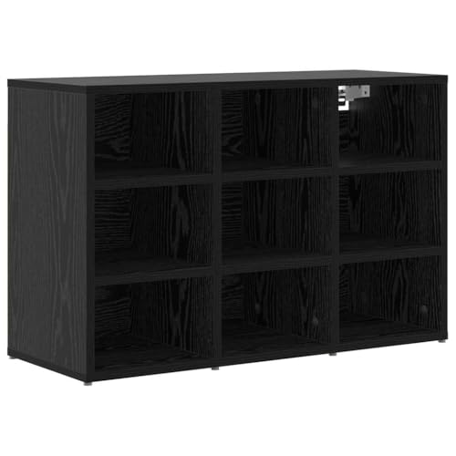 vidaXL Schuhaufbewahrungsbank in Schwarz aus Eichenholz, 77,5 x 30 x 51 cm, für drinnen. Robuste, rechteckige Form. Vielseitige Flurmöbel. Schlichte, Moderne Optik. Dual-Funktion als Schrank. vidaXL Schuhaufbewahrungsbank in Schwarz aus Eichenholz, 77,5 x 30 x 51 cm, für drinnen. Robuste, rechteckige Form. Vielseitige Flurmöbel. Schlichte, Moderne Optik. Dual-Funktion als Schrank. von vidaXL