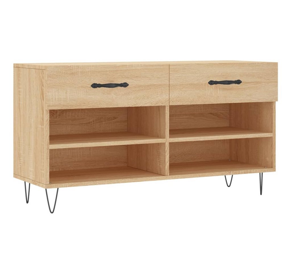 vidaXL Schuhregal Schuhbank Sonoma-Eiche 102x35x55 cm Holzwerkstoff, 1-tlg. vidaXL Schuhregal Schuhbank Sonoma-Eiche 102x35x55 cm Holzwerkstoff, 1-tlg. von vidaXL
