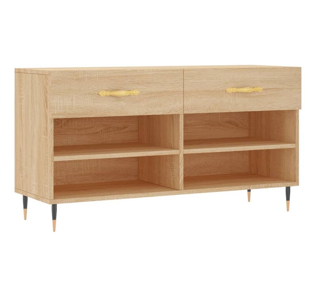 vidaXL Schuhregal Schuhbank Sonoma-Eiche 102x35x55 cm Holzwerkstoff, 1-tlg. vidaXL Schuhregal Schuhbank Sonoma-Eiche 102x35x55 cm Holzwerkstoff, 1-tlg. von vidaXL