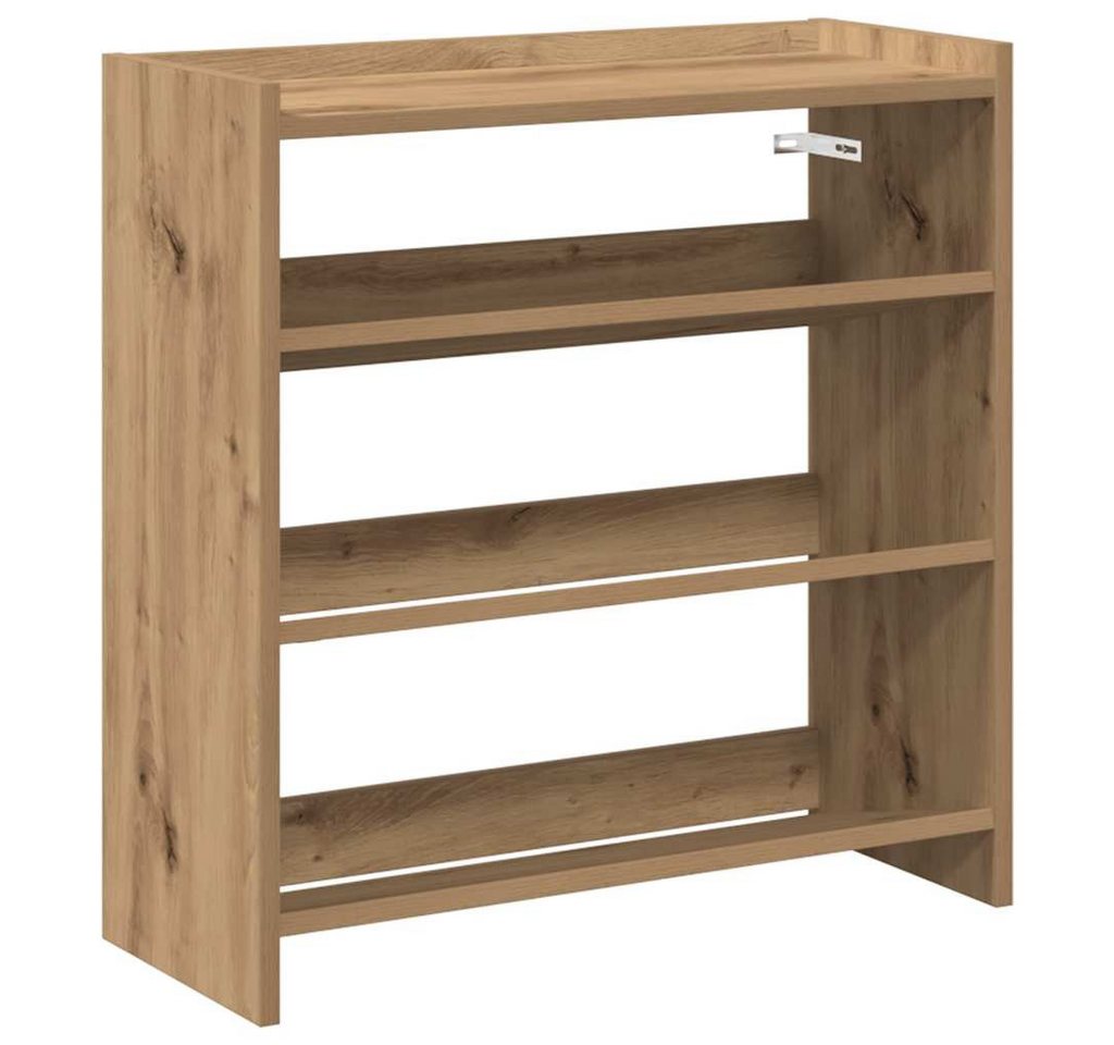 vidaXL Schuhregal Schuhregal Artisan-Eiche 60x25x62 cm Holzwerkstoff, 1-tlg. vidaXL Schuhregal Schuhregal Artisan-Eiche 60x25x62 cm Holzwerkstoff, 1-tlg. von vidaXL
