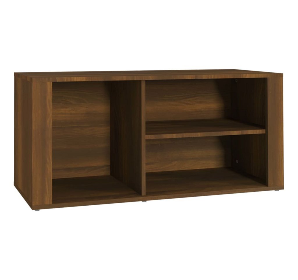 vidaXL Schuhregal Schuhregal Braun Eichen-Optik 100x35x45 cm Holzwerkstoff, 1-tlg. vidaXL Schuhregal Schuhregal Braun Eichen-Optik 100x35x45 cm Holzwerkstoff, 1-tlg. von vidaXL