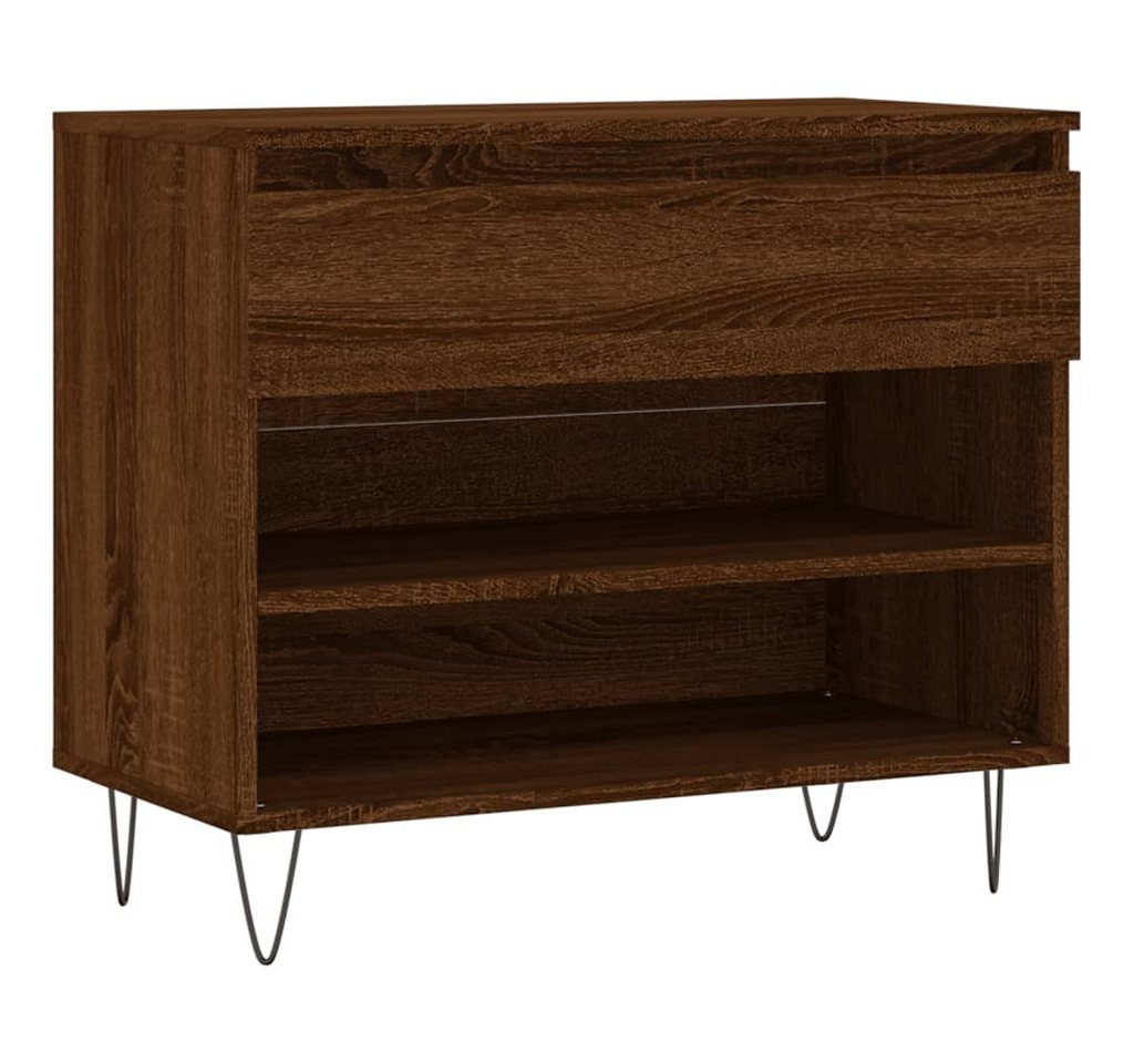 vidaXL Schuhregal Schuhregal Braun Eichen-Optik 70x36x60 cm Holzwerkstoff, 1-tlg. vidaXL Schuhregal Schuhregal Braun Eichen-Optik 70x36x60 cm Holzwerkstoff, 1-tlg. von vidaXL