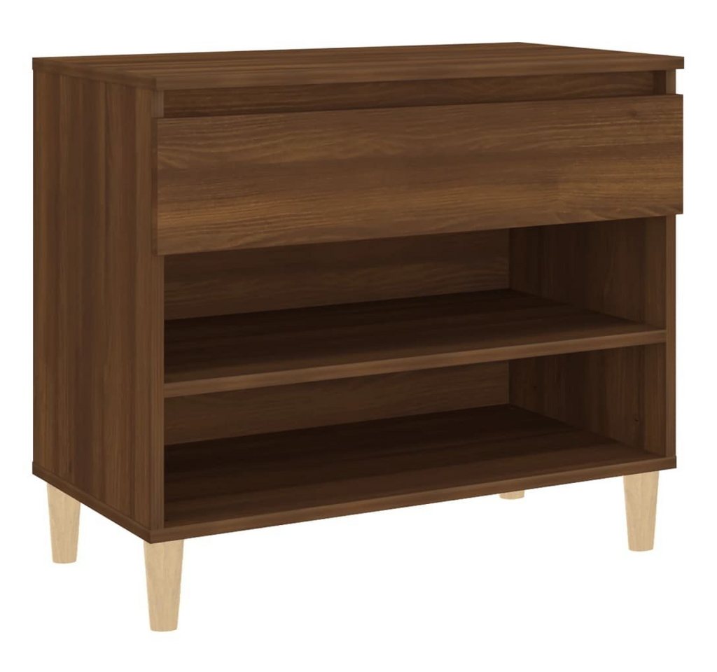 vidaXL Schuhregal Schuhregal Braun Eichen-Optik 70x36x60 cm Holzwerkstoff, 1-tlg. vidaXL Schuhregal Schuhregal Braun Eichen-Optik 70x36x60 cm Holzwerkstoff, 1-tlg. von vidaXL
