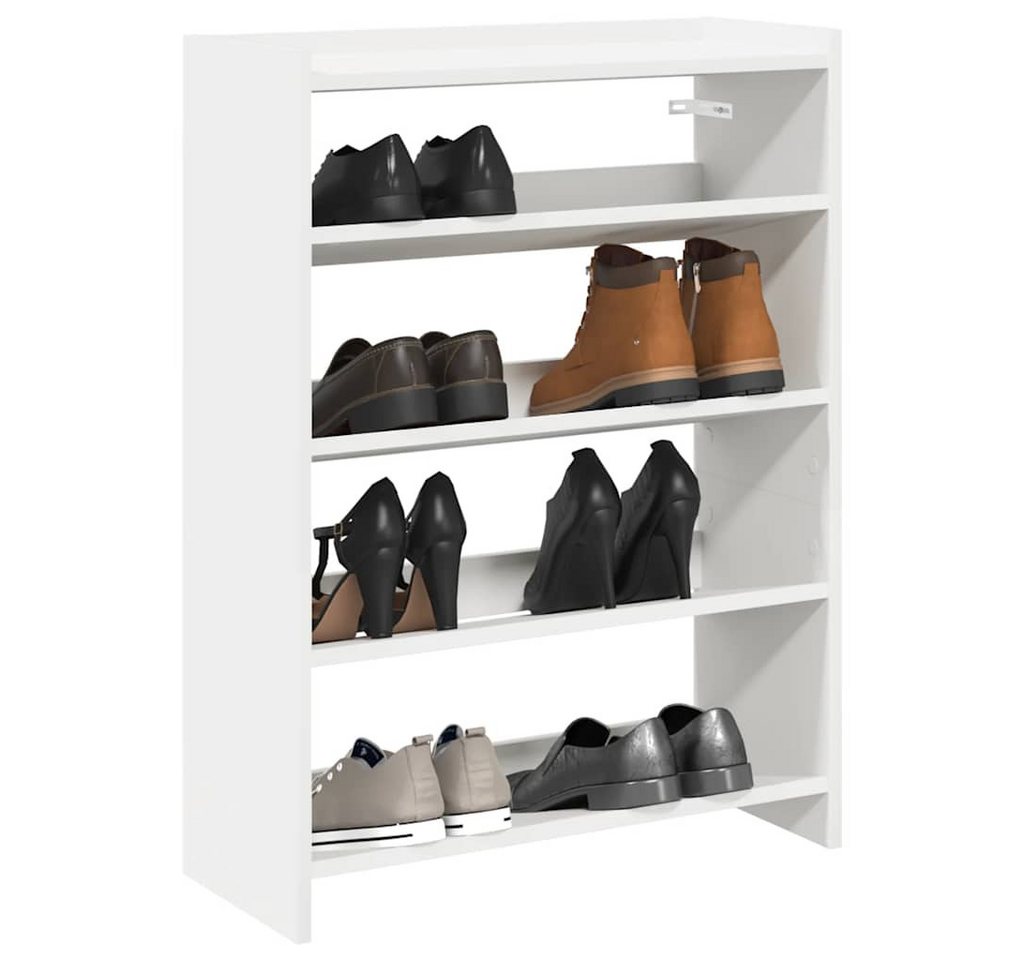 vidaXL Schuhschrank Schuhregal Weiß 60x25x81 cm Holzwerkstoff vidaXL Schuhschrank Schuhregal Weiß 60x25x81 cm Holzwerkstoff von vidaXL