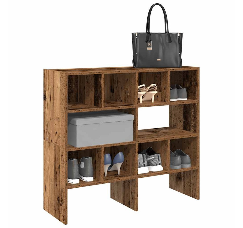 vidaXL Schuhschrank Schuhregale 2 Stk. Stapelbar Altholz-Optik 89,5x30x40 cm vidaXL Schuhschrank Schuhregale 2 Stk. Stapelbar Altholz-Optik 89,5x30x40 cm von vidaXL