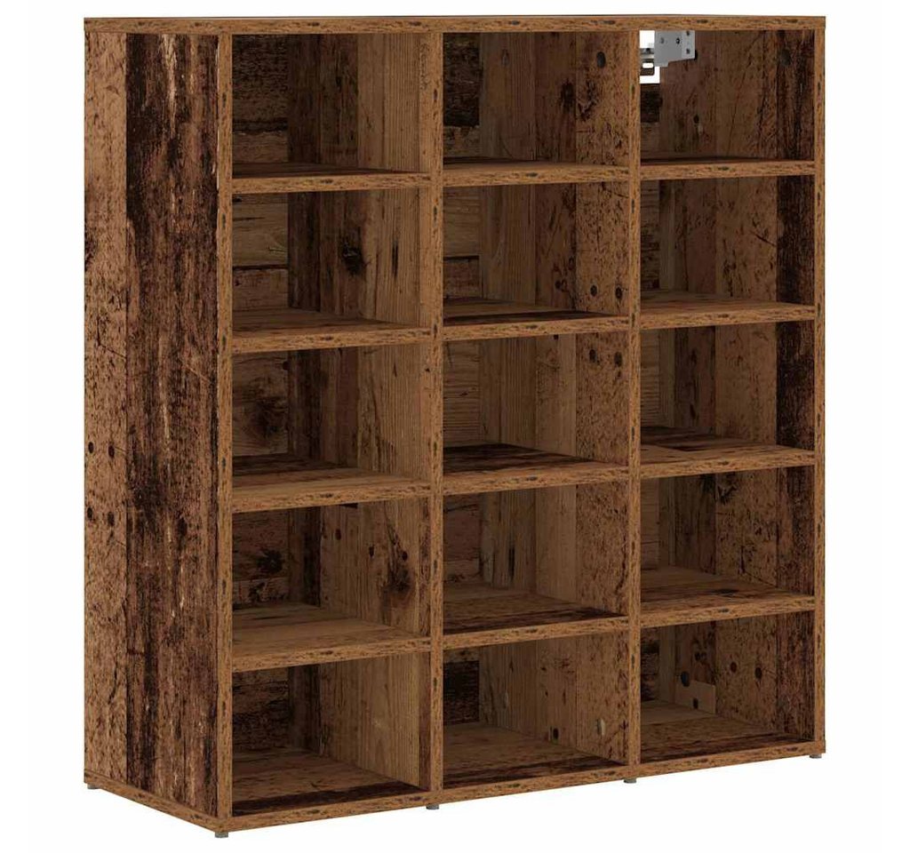 vidaXL Schuhschrank Schuhschrank mit Regal mit Speicher Altholz 103x30x51 cm Holzwerkstoff von vidaXL