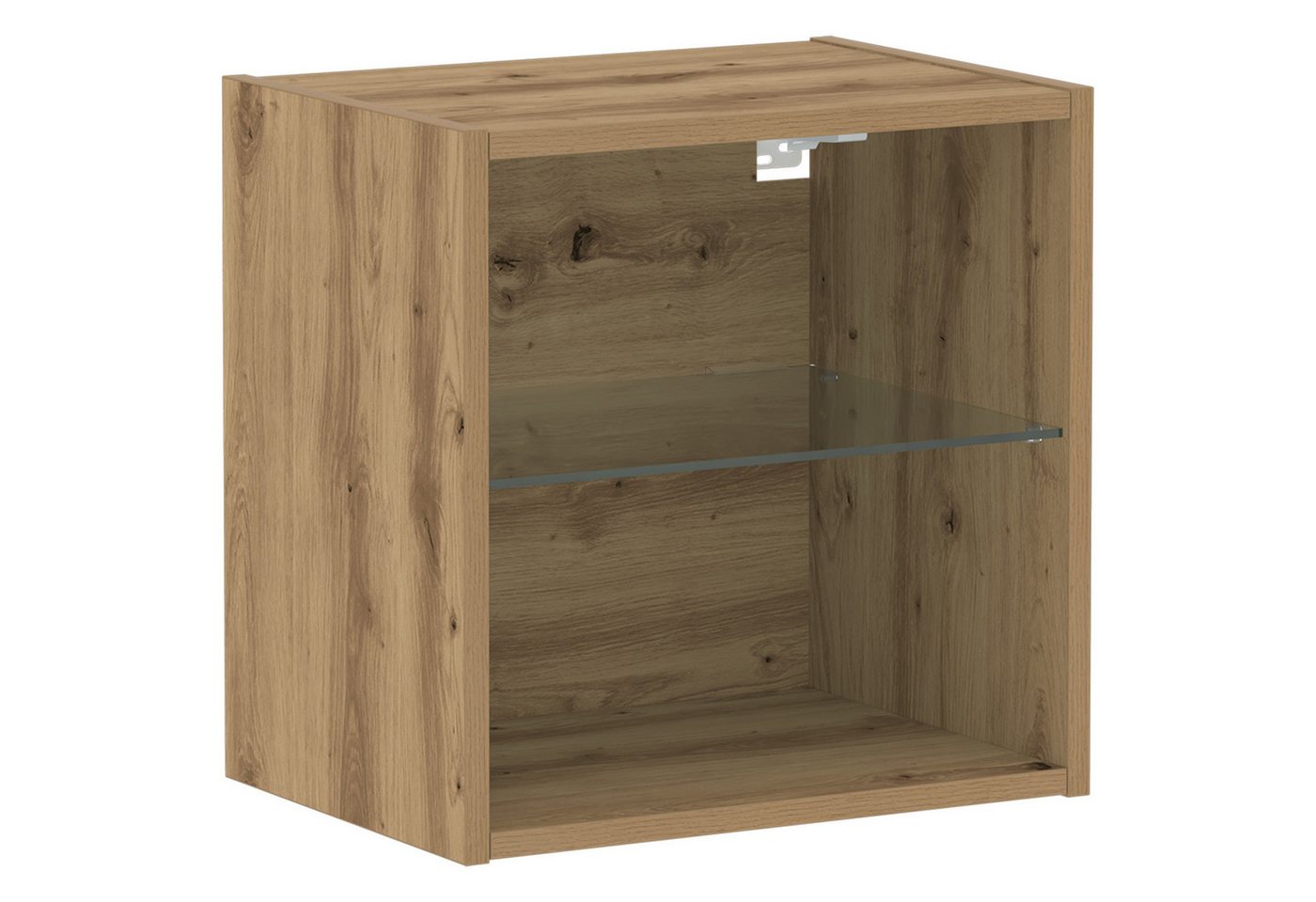 vidaXL Schuhschrank Schweberegal Artisan Eiche 40x28,5x40 cm Holzwerkstoff (1-St) von vidaXL
