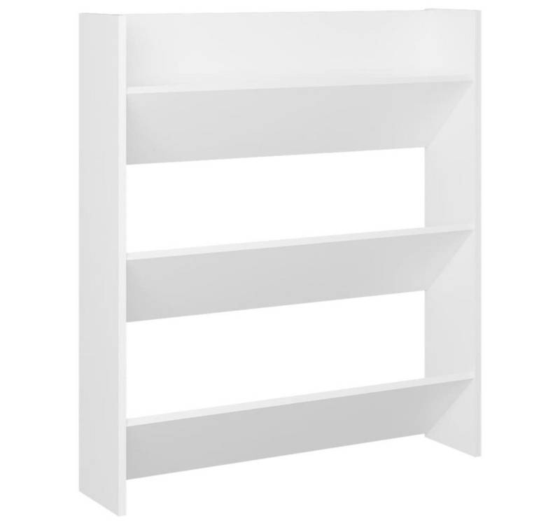 vidaXL Schuhschrank Wand-Schuhschrank Weiß 80x18x90 cm Spanplatte von vidaXL