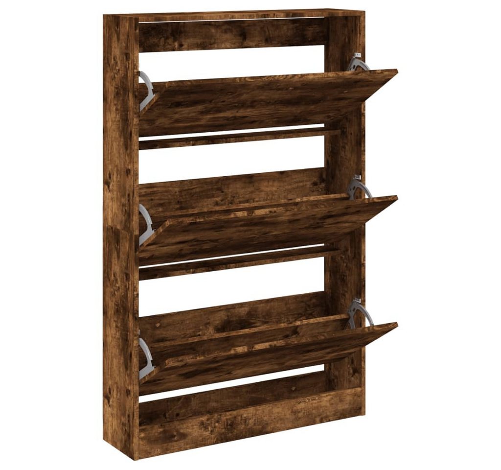 vidaXL Schuhschrank Schuhregal Räuchereiche 80x21x125,5 cm Holzwerkstoff vidaXL Schuhschrank Schuhregal Räuchereiche 80x21x125,5 cm Holzwerkstoff von vidaXL