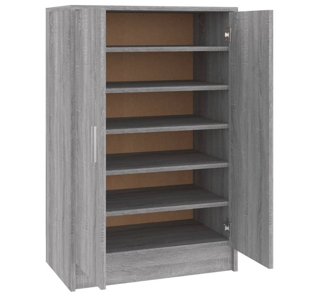 vidaXL Schuhschrank Schuhregal Grau Sonoma 60x35x92 cm Holzwerkstoff vidaXL Schuhschrank Schuhregal Grau Sonoma 60x35x92 cm Holzwerkstoff von vidaXL