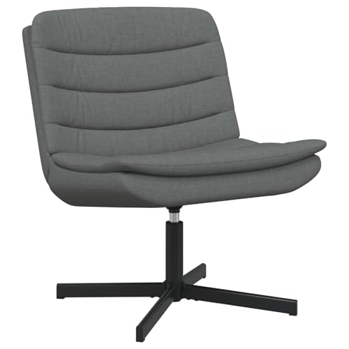 vidaXL Schwenkstuhl Dunkelgrau Polyester, Metall Mittel Drehbar vidaXL Schwenkstuhl Dunkelgrau Polyester, Metall Mittel Drehbar von vidaXL
