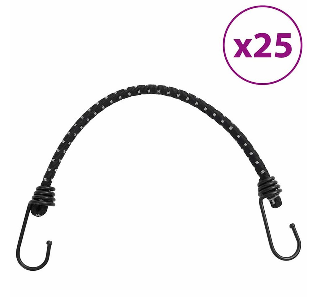 vidaXL Seil, Gummiseile Reflektierend mit Haken 25 Stk. 38 cm vidaXL Seil, Gummiseile Reflektierend mit Haken 25 Stk. 38 cm von vidaXL