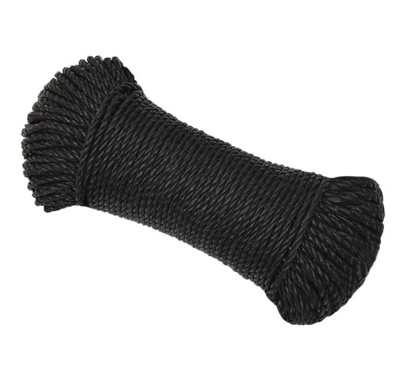 vidaXL Seil, Arbeitsseil Schwarz 8 mm 250 m Polypropylen von vidaXL