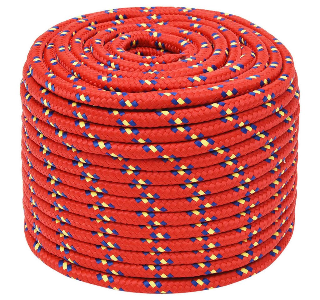 vidaXL Seil, Bootsseil Rot 12 mm 25 m Polypropylen vidaXL Seil, Bootsseil Rot 12 mm 25 m Polypropylen von vidaXL