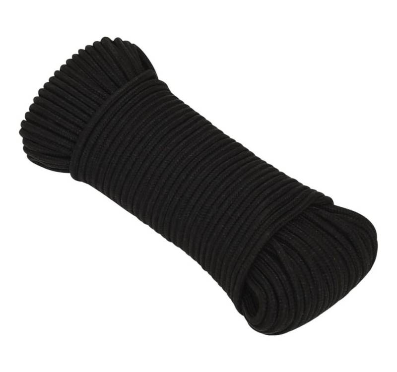 vidaXL Seil, Arbeitsseil Schwarz 4 mm 250 m Polyester von vidaXL